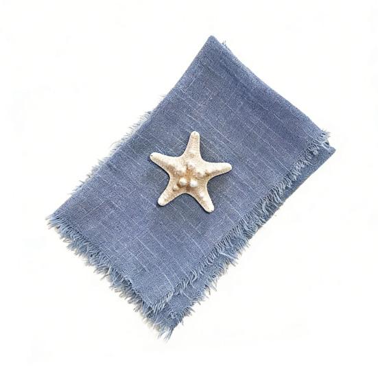 Bohemian Napkin with Fringe Solid Color Dinner Napkin Machine Washable Rustic Napkin for Home Farmhouse Party Wedding Dining Table Decor