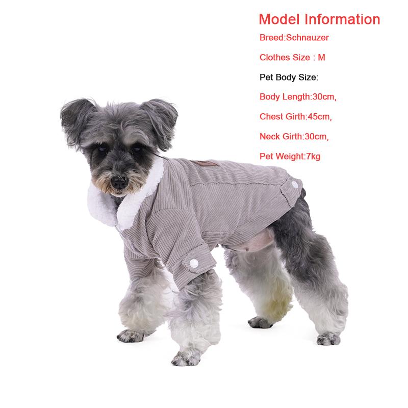 Cozy Fleece Winter Pet Clothes Warm Dog Coat Jacket for Small Dogs And Cats Chihuahua French Bulldog Puppy Apparel Costume