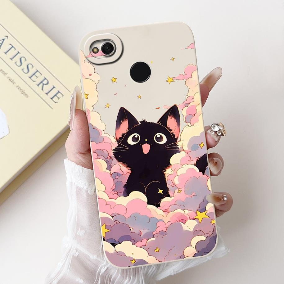 For Xiaomi Redmi 4X Case Cute Cartoon Rabbit Crown Cat Soft Silicone Lens Protective Cover For Xiaomi Redmi 4A 5A Redmi4X Shells