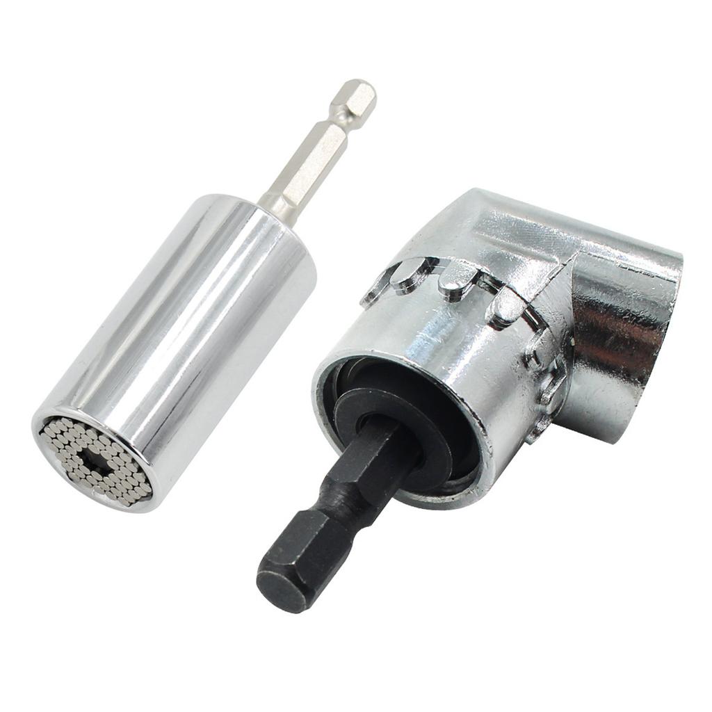 3 ks 105 Stupňů Vrtací Šroubovák Sada Ráčna Adaptér Nástrčného Klíče Průmyslové Ruční Nářadí