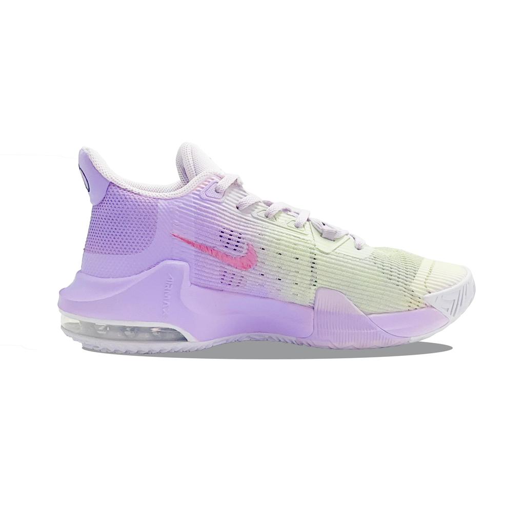 Nike Air Max Impact 3 Slip Resistant Abrasion Resistant Low top Basketball Shoes Men's Purple DC3725-101(Team546-3.0)