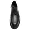 Zara Leather Fashionable Versatile Business Grooved Sole Dress Shoes Men Dress Shoes Black 12419520-38