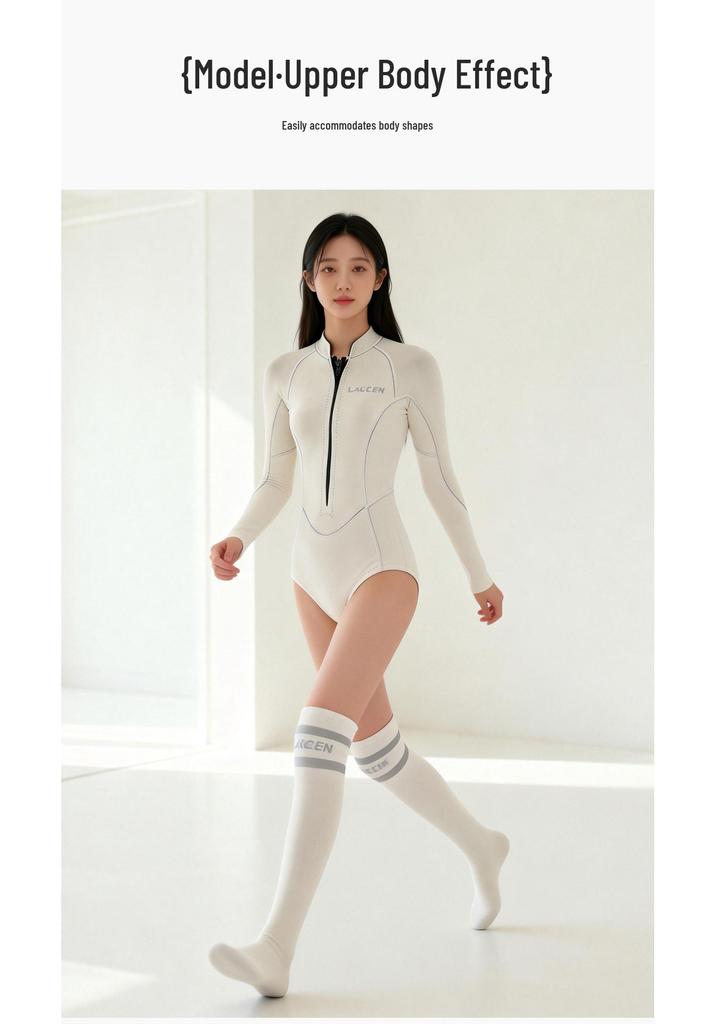 LAGCEN Women's One-Piece Wetsuit for Diving, Surfing, Snorkeling – Warm Jellyfish Protection