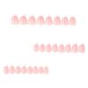 Minimalist Classic French White Tip Short Almond Fake Nails - Hot Selling Wearable Nail Tips