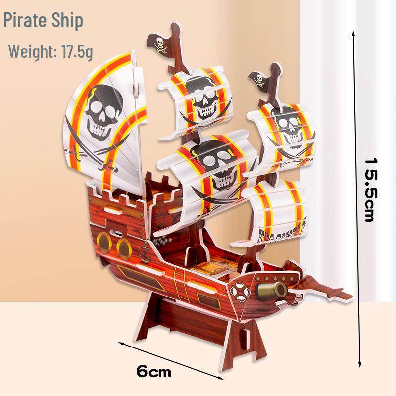 

3D Стерео Пазл Пейзаж: Интерактивная игрушка «Сделай сам» для детей, для совместной игры родителей и детей - Идеальный подарок для детского сада