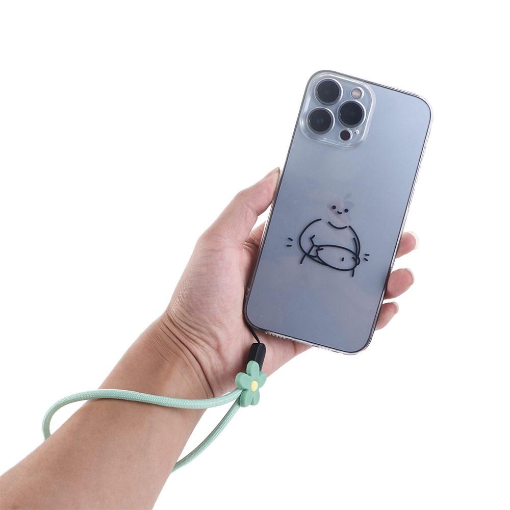 Rope Anti Lost Wrist Hand Lanyard Mobile Phone Lanyard Phone Hanging Rope Flowers Phone Strap