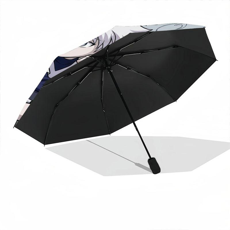 1 PC Automatic Folding Umbrella - Hunter X Hunter Pattern Portable Foldable Design With 8 Ribs Christmas Birthday Gifts
