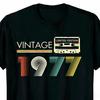 New Vintage1984 1980 1977 1978 1979 1986 1982 1986 1983 1981 1982 1976 Limited Edition Cassette Birthday Gift 1988 T Shirts