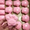 Süße Creme-Katzenpfote Quetschspielzeug Super Knetbar Langsam Rückfederndes Spielzeug Kawaii Klebriger Kuchen Katzenpfote Spielzeug Nass Weich Stressabbau Geschenk