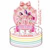 Demon Hunter Girls Cake Topper for Birthday Parties