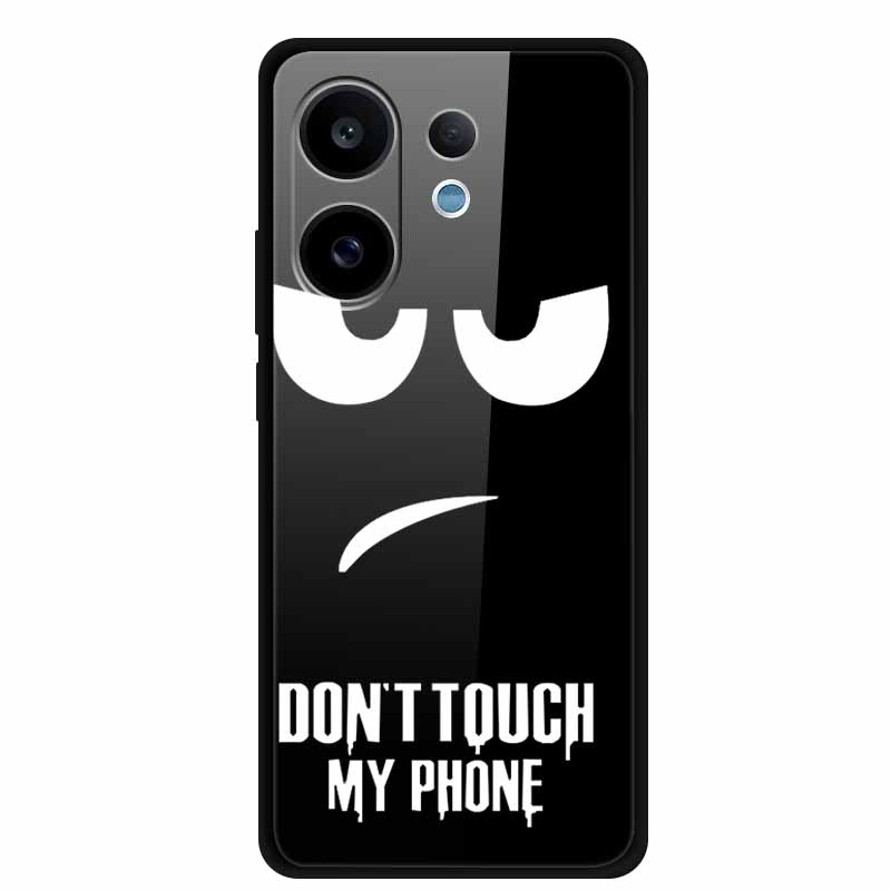 For Vivo V60 5G Glass Case Fashion Cool Animal Tempered Glass Back Cover Case For Vivo V 60 2025 Phone Cases 6.77" Fundas Coques
