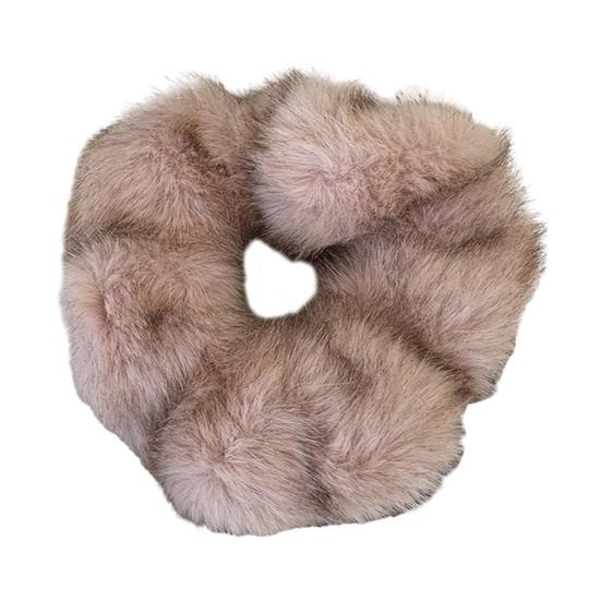 

Женское кольцо для волос Мягкий пушистый плюш Высокая эластичность Сплошной цвет Противоскользящий Большой легкий держатель для хвоста Резинка для волос Резинка для волос Женская организация волос розовый