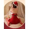 Christmas Erotic Underwear Sexy Small Breasts Big Flirting Uniform Pure Desire Clothes New Year's Nightgown Guanyun Clothing Factory
