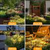 In-Stock Solar Dandelion Firefly Garden Lights: Flower Style Courtyard and Lawn Decoration