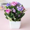 Fake Flower Realistic Artificial Bonsai Decorative UV Resistant Potted Pot DIY Crafts Home Decor Simulation