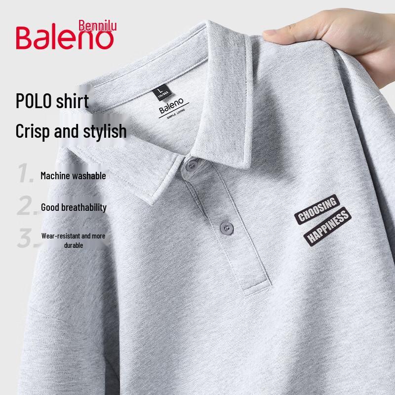 Baleno Men's 2025 Summer Loose Fit Polo T-Shirt