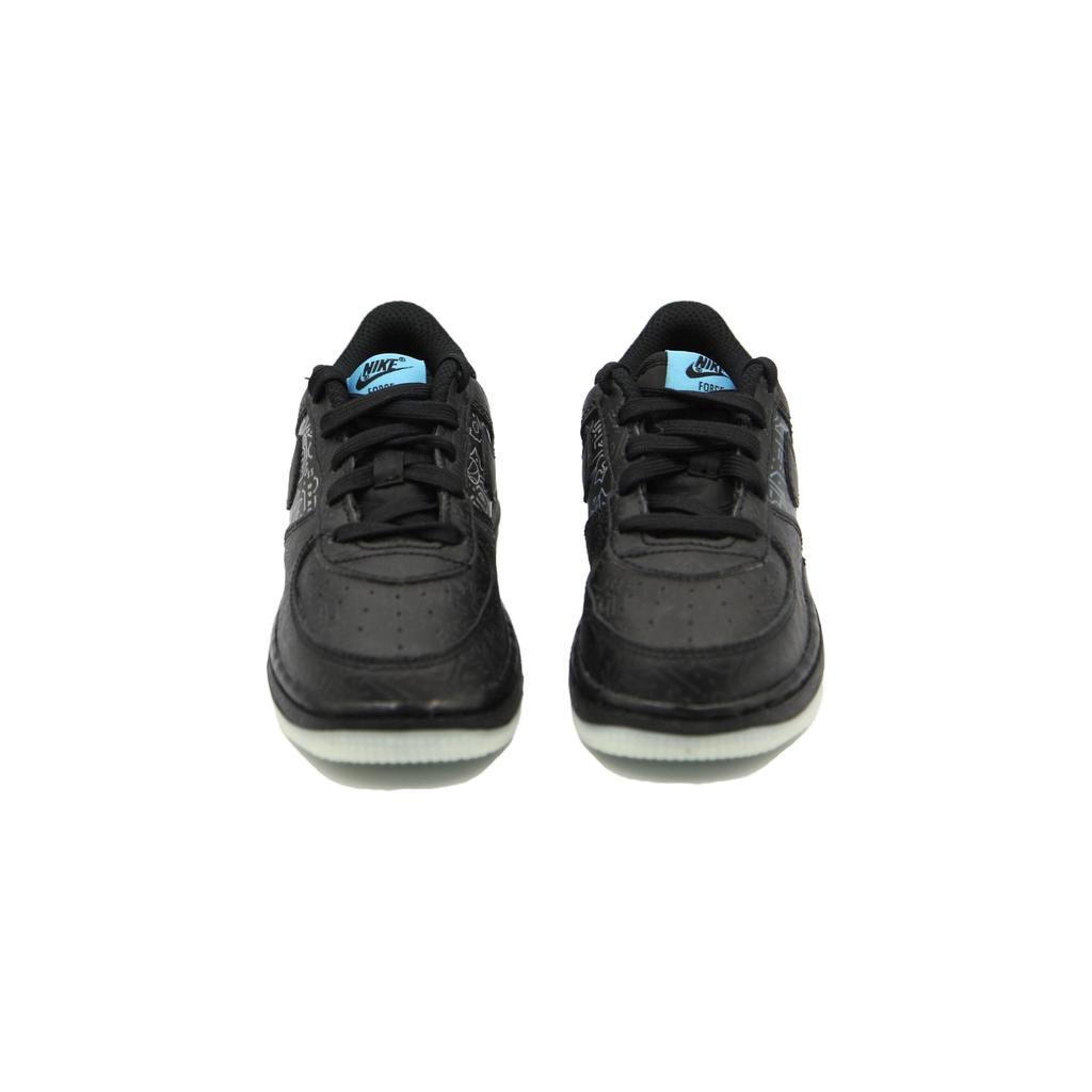 Space Jam X Nike Air Force 1 07 TD Computer Chip Baby Sneakers Black Light-Blue-Fury DN1436-001
