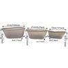 3 Pcs/set Silicone Crisper Food Storage Containers Refrigerator Freezer Storage Bags Reusable Self Sealing Pouch