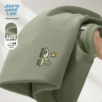 Jeanswest Life Men's JZS Sunny Print Crewneck Sweatshirt