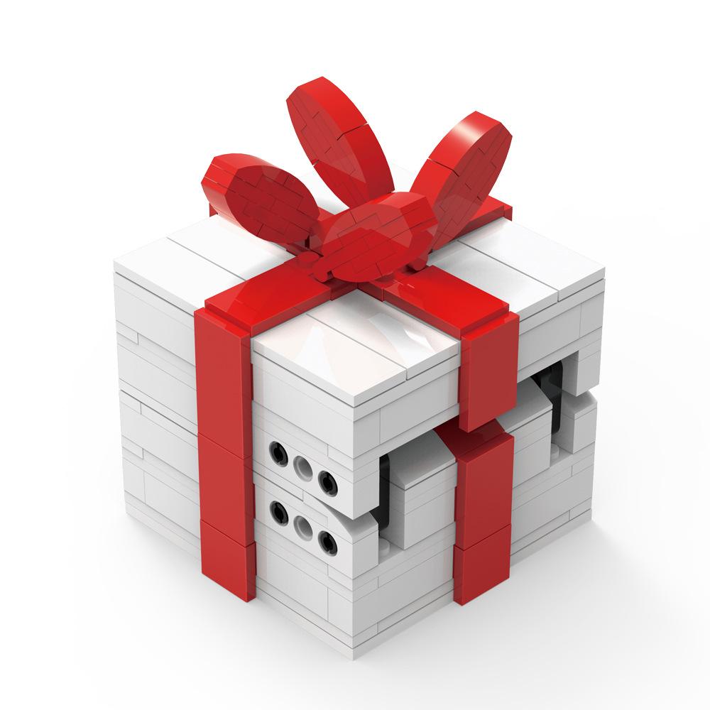 Building Block Assembly Valentine'S Day Gift Box Couple Ring Birthday Gift Box Holiday Decoration Desktop