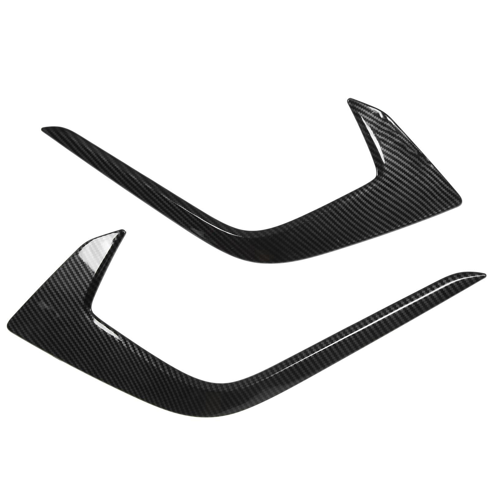 

2 шт. карбоновый стиль передних противотуманных фар накладка на бровь замена модификации автомобиля для Civic