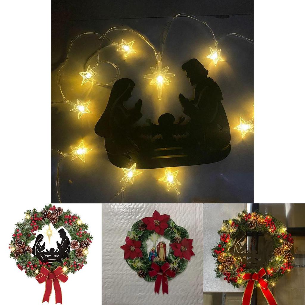 Stunning Exquisite Acrylic Christmas Wreath For Indoor And Outdoor Decoration