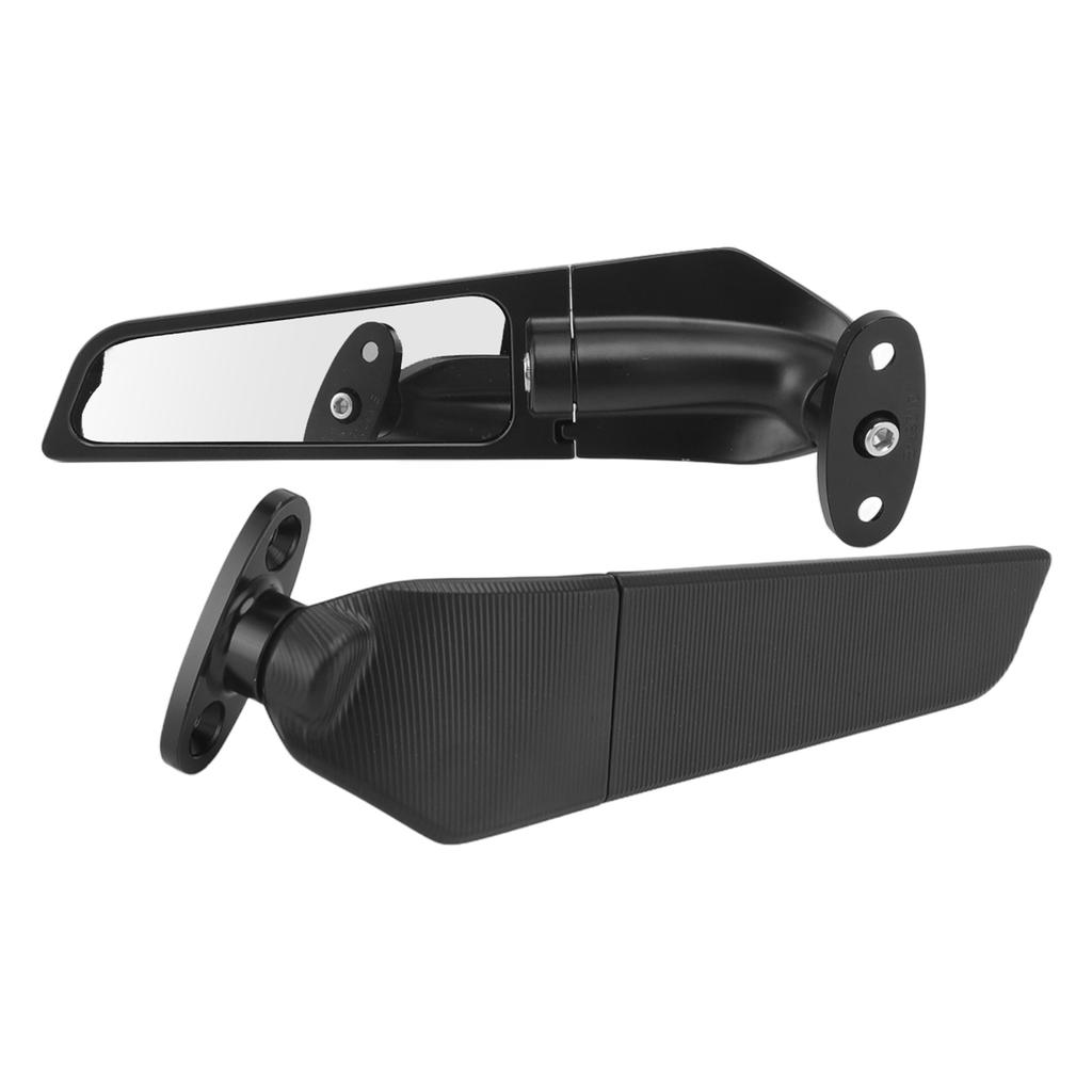 1 Par Espelho Retrovisor de Motocicleta Asa de Vento Liga de Alumínio Espelho Lateral Substituição para CBR500R