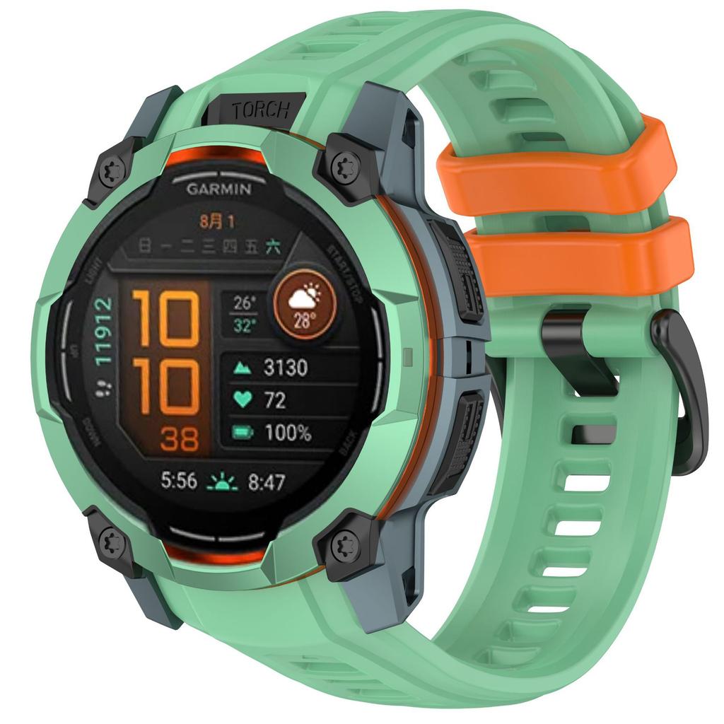 Cinturino Ufficiale in Silicone Per Garmin Instinct 3 Amoled 50mm 45mm Braccialetto di Ricambio per Garmin Instinct 3 Solar 45mm 50mm