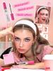 SHEGLAM Lash Writer Up & Out Mascara - Volume & Length, Feather Comb Brush, Waterproof, Smudge-Resistant, Peptide Formula, Cruelty-Free