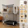 Large Bird Cage for Parrots New Design Luxury Villa for Budgies Cockatiels Lovebirds Spacious Premium Aviary with Modern Feature