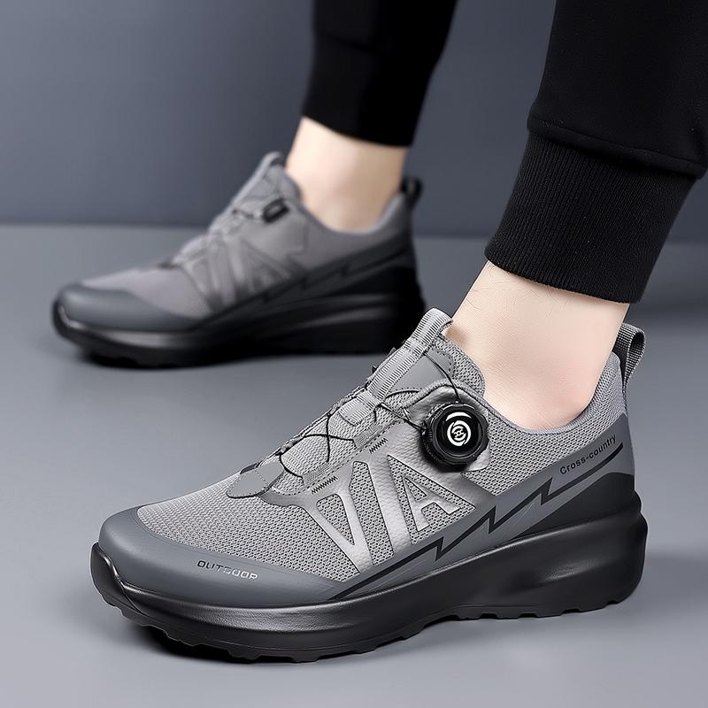 Spring Hot Selling Men Outdoor Sports Shoes Thick Soled Wear Resistant Hiking Shoes Breathable And Comfortable Men'S Shoes