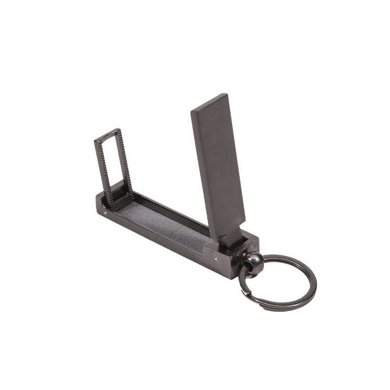 

Foldable Purse Hook Table Hanger Creative Handbag Holder With Carabiner Portable Bag Hanger For Desk Table Office срібло сірий колір