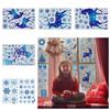 Tragbare Weihnachts-Elch-Aufkleber, DIY-Fensterglas-Aufkleber, Winter