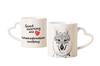 Czechoslovakian Wolfdog, Czechoslovak Vlcak - Cup with a Dog, Adorable Cup with a Heart-shaped Handle, Universal Gift from the Brand