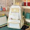 Schoolbag New Ins Korean Backpack Japanese Simple Student Schoolbag Female High Value Junior High School Student College Backpack
