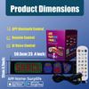 AI voice control Demon Eyes Car LED Display Programmable Flexible LED Display Soft Sign Board Pixel Custom Led Panel Christmas