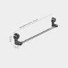 Stainless Steel Kitchen Bathroom Towel Rod Suction Cup Wall Mounted Storage She Gifts Bath Holder