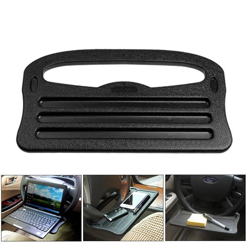 Universal Car Table Steering Wheel Eat Work Cart Drink Coffee Holder Tray Laptop Computer Desk Stand Seat Table Car Accessory Cup Holders 5