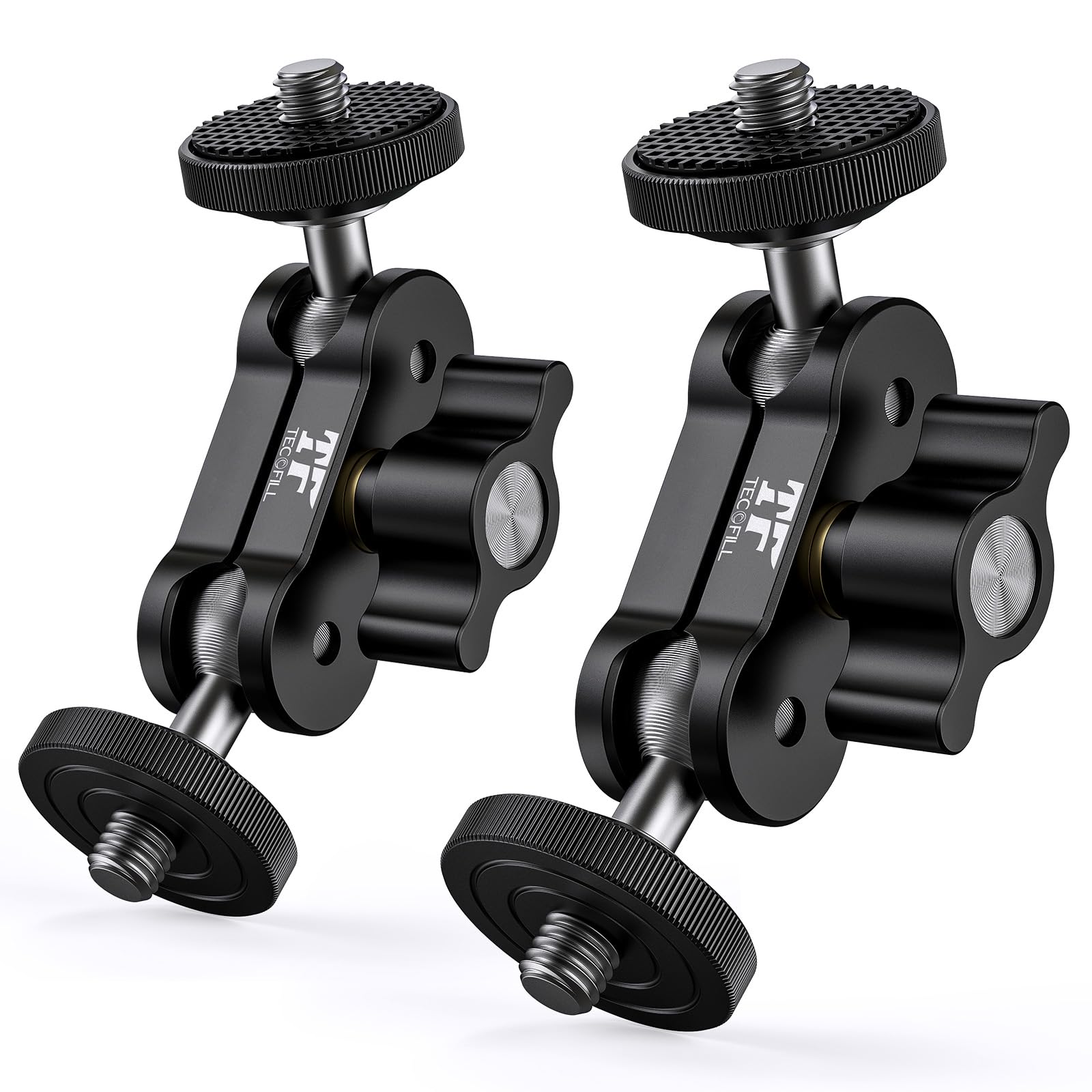 

Double Ball Head Magic Aluminum with Screws on Both Digital Camcorder Accessories Arm, Material, Multi-Function, 1/4 Ends, Camera, SLR, (2 Pieces)