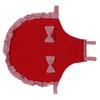 Cute Vintage Women Apron Bowknot Lace Decoration with Pocket for Kitchen Cooking SuppliesRed