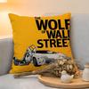 Cushion Cover  Linen  SkinFriendly Soft Decorative Case for Sofa Home Decor The Wolf Of Wall Street Pillow cover