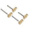 4Pcs Bass String Saddle 4‑String Brass Bridge Set Kit Accessory Replacement for Electric
