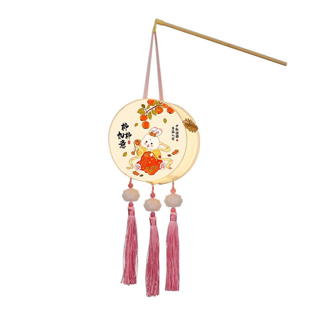 Handheld Lanterns for Traditional Chinese Celebration Waterproof Moon Festival Light with Soft Lighting Home Decoration