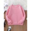 2025 9 29 Happy Holidays Girls Autumn And Winter Style Sweatshirt Featuring Unique Christmas Designs, Casual Long