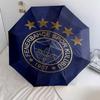 Fenerbahce Pattern, Automatic Folding Umbrella, Portable and Foldable Design, 8 Ribs, a Christmas or Birthday Gift.