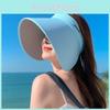 Summer Sun Protection Hat With Large Brim Lightweight Ice Silk For Outdoor Women