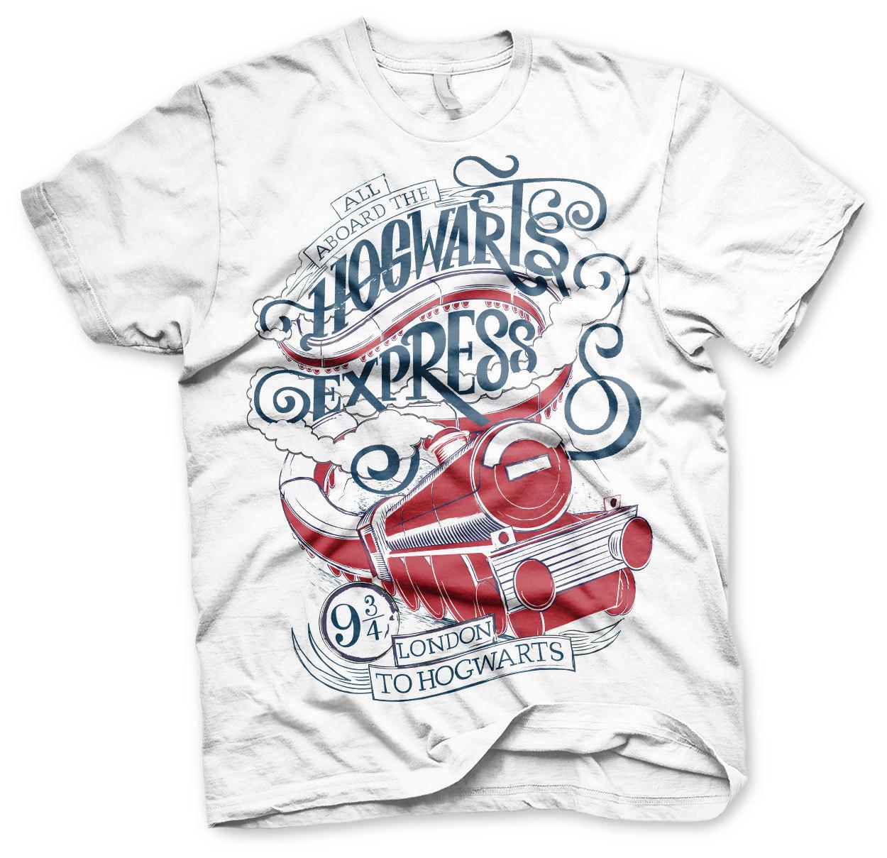 Licensed Harry Pottery All Aboard The Hogwarts Express Mens T S-XXL Sizes S