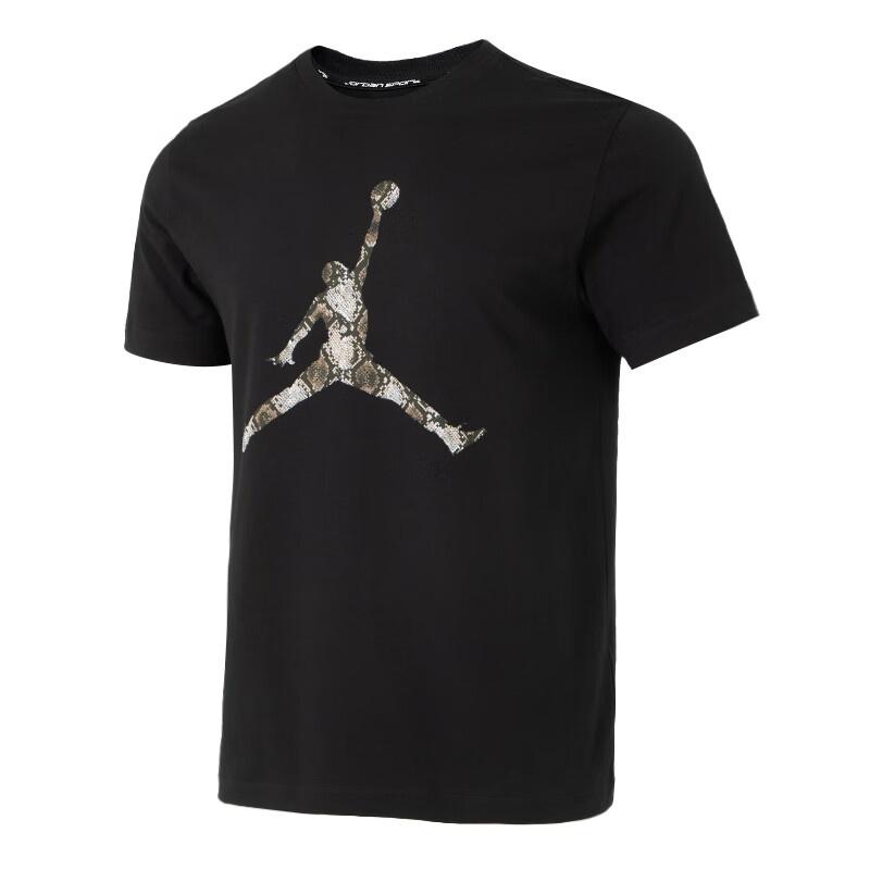 Air Jordan Crew Neck T-Shirt Black Men s HJ2863-011 L