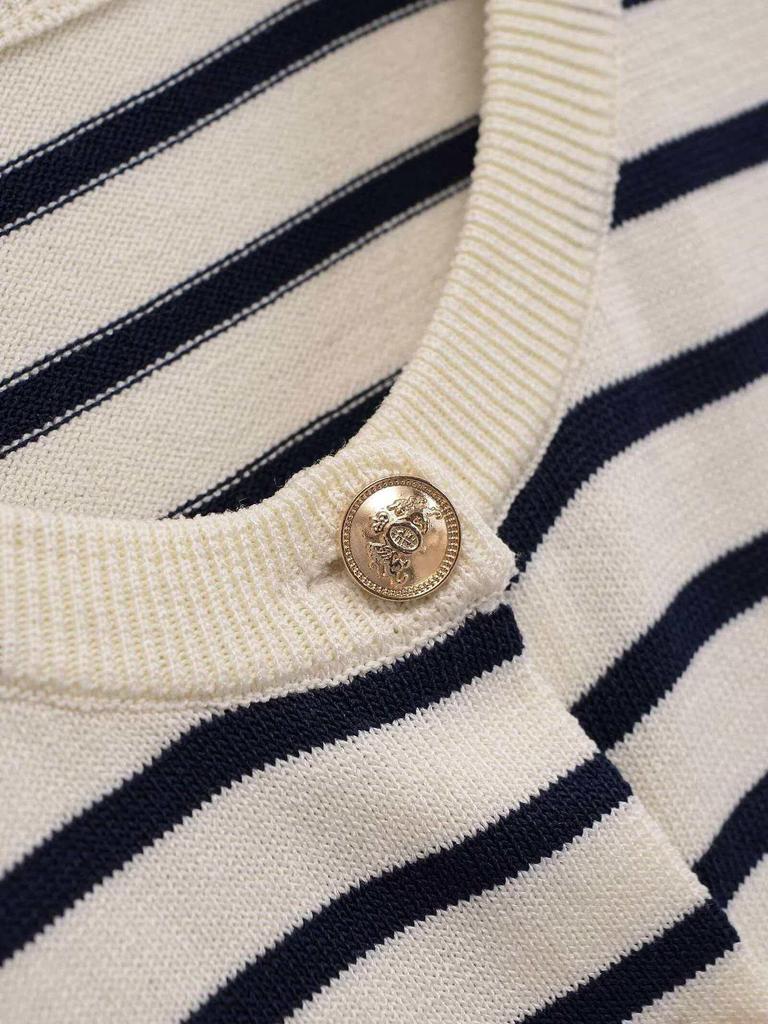 Autumn Fashion Stripe Knit Cardigan for Women