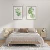 Bed Headboard with Nightstands Sonoma Oak Wood Based Material